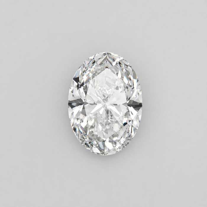 Berlian Peringatan Oval dari Abu atau Rambut | Perhiasan Bunga