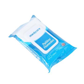 100% Air Murni Tisu Basah Bayi Tanpa Wewangian Nonwoven