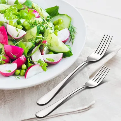 Hot Selling 304 Stainless Steel Portable Flatware Sets: Knife, Fork, and Spoon