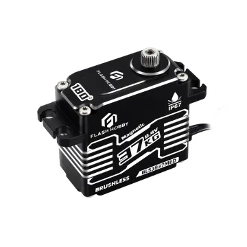 FlashHobby 37KG Torque BLS3837MED: High Precision Helical Gear Digital Servo for RC Cars