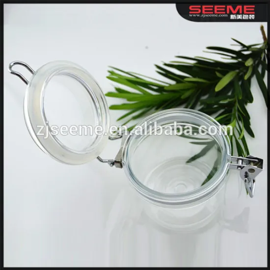 airtight plastic canister pet seal pot containers 200ml 300ml 400ml 500ml