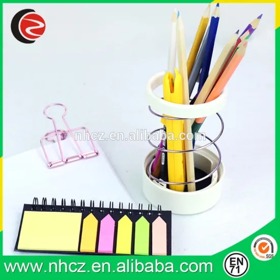 Plastic Spring Pen Container