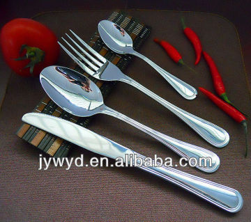 2013 newly design stainless steel kitchen utensils,spoon ,fork and knife .