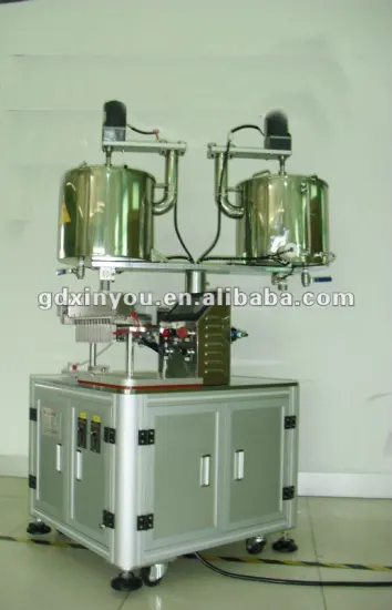 Automatic lipstick filling mixing machine (double hoppers)