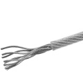 coated stainless steel wire rope 304 2/3mm 7X7