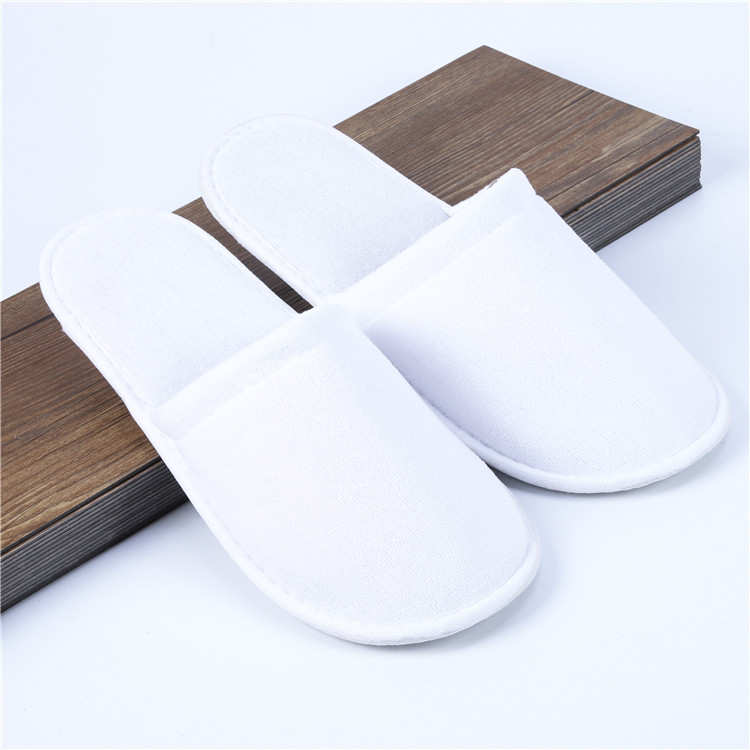 High Quality Disposable Hotel White Slippers