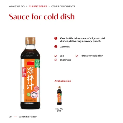 Sauce for boiled food