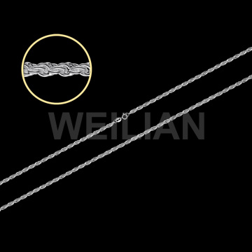 18" Sterling Silver Necklace Chain with Spring Ring