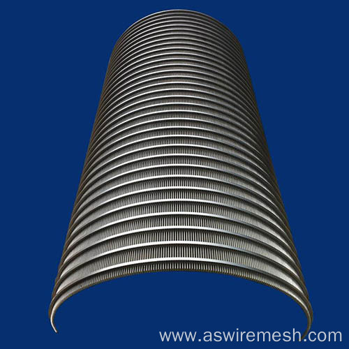 V-shaped Profile Wire Screen Wedge Wire Welding Screen
