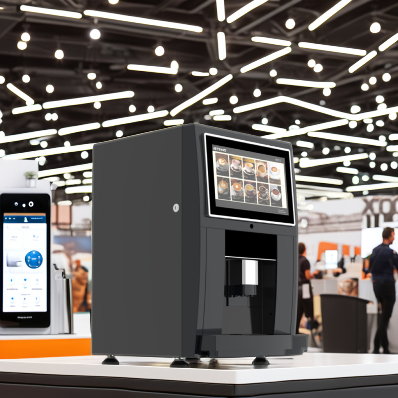 JL24-IN5C 14 Touch Screen Instant Coffee Machine: Your All-in-One Vending Solution for Coffee and Tea