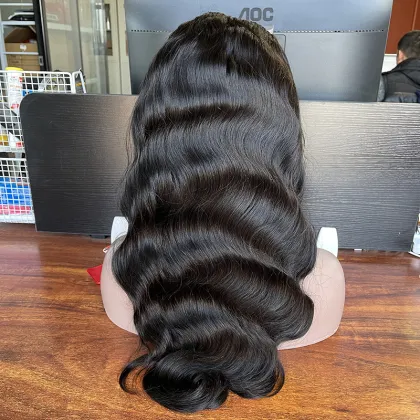 Wholesale 100 human hair u-part wig, body wave u part clip in wig, African American u part wigs for black women