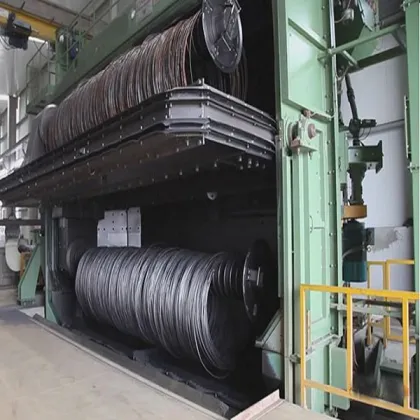 SA2.5 Wire Rod Shot Blasting Machine for Steel Bar and Rebar Cleaning