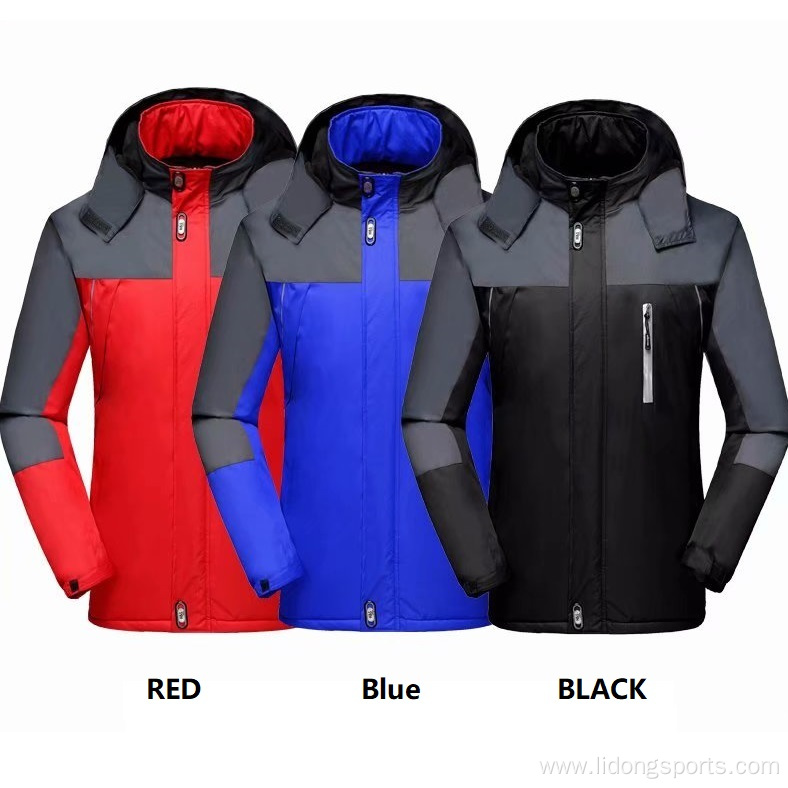 Custom Wholesale Men Winter Thick Bomber Track Jacket