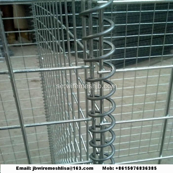 Hot-dip galvaniserad svets Stone Cage Net / Gabion Mesh