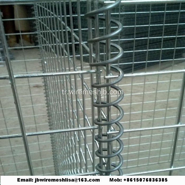 Sıcak Daldırma Galvaniz Kaynaklı Taş Kafes Net / Gabion Mesh