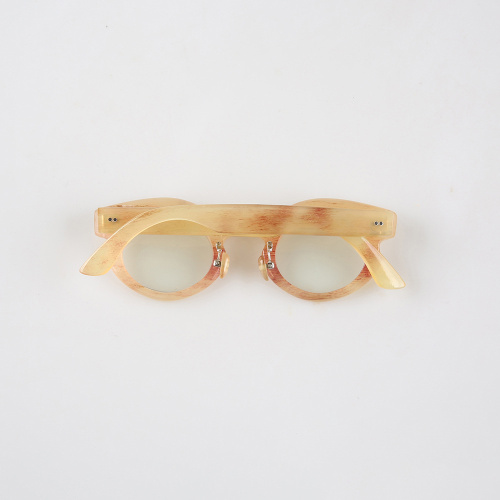 Shaped Buffalo Horn Eyeglasses Frames