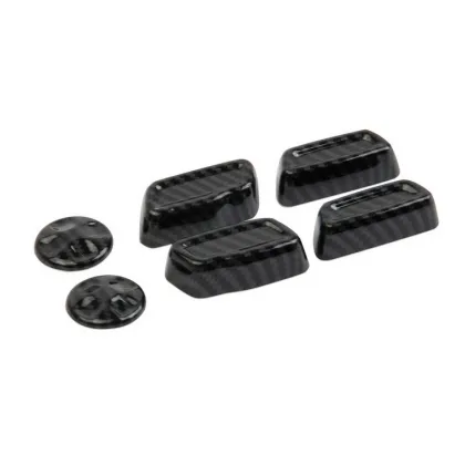 Carbon Fiber Seat Adjustment Button Covers for 2021+ Jeep Grand Cherokee Interior Accessories