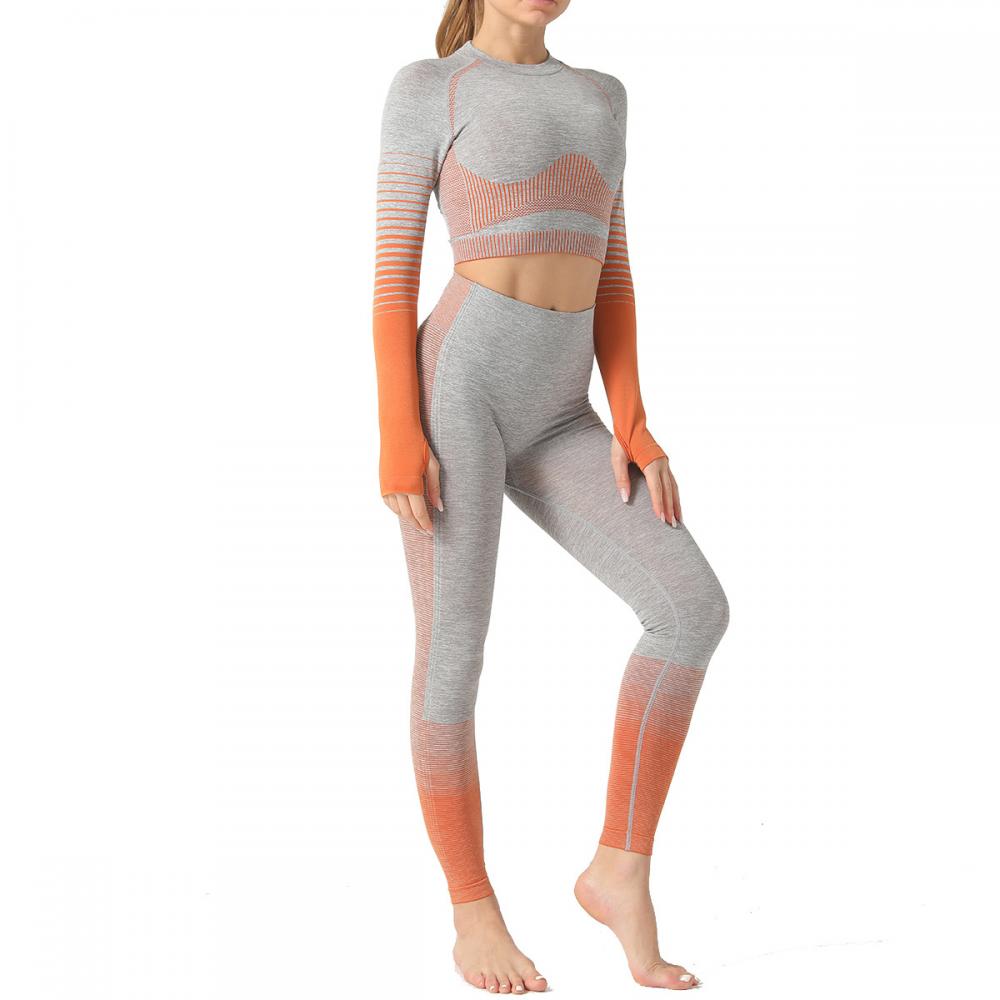 Active Yoga Seamless High الخصر 2 قطعة