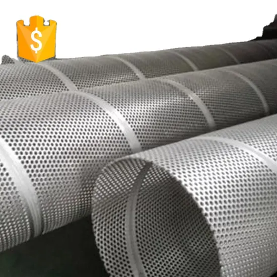 Perforated Stainless Steel Drum Filter for BBQ