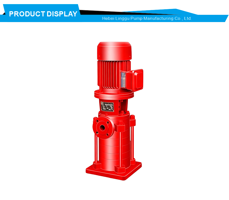 Vertical fire water pump