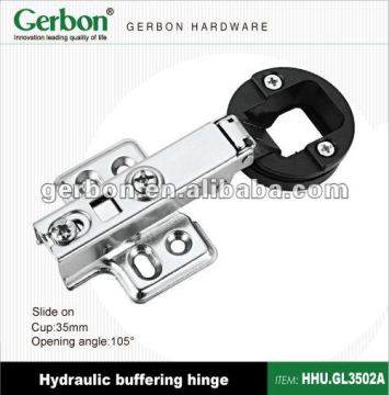 Slide-on Hydraulic Glass Clamp Hinge
