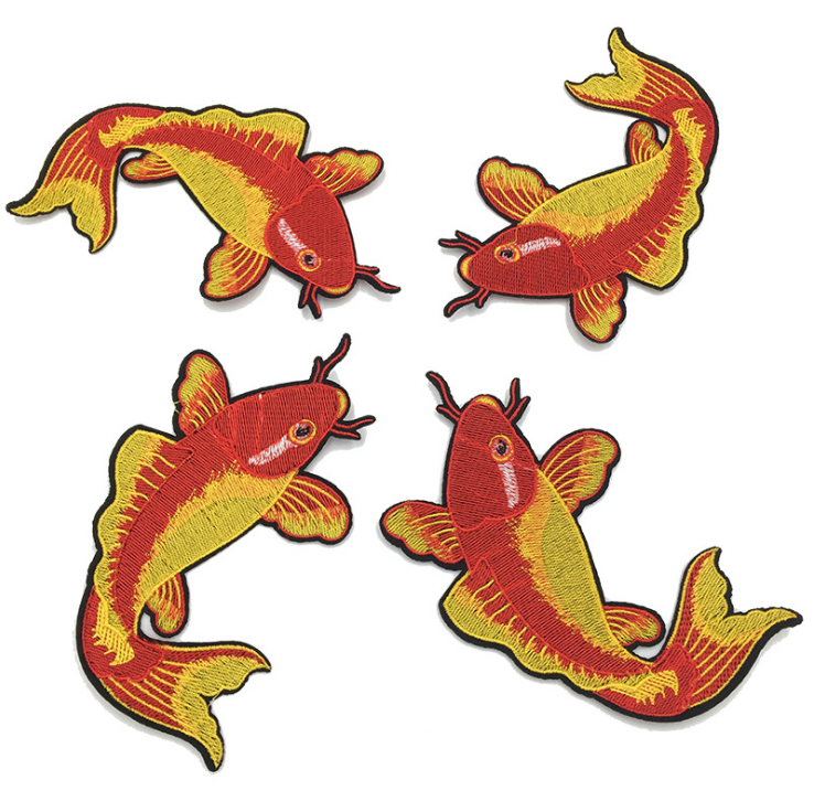 Patch Embroidery Carp