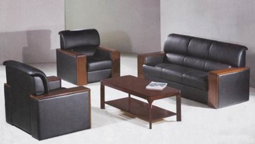 ソファーの椅子、オフィスのソファ、革のソファ (A11)