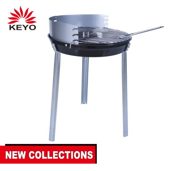 Outdoor Adjustable Height easily assembled simple camping barbecue charcoal bbq grill