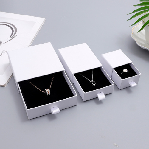 Luxury Cardboard Drawer Style Jewelry Packaging Box