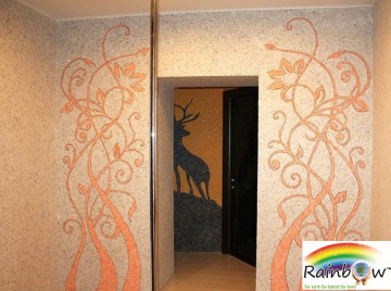 Soft and Elegant Interior Decoration Materials-Rainbow Wallcovering