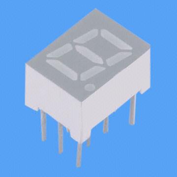 (0.28-inch) Single Digit Display, Made with White Segments and Grey Surface