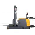 Fully electric straddle pallet portable stacker