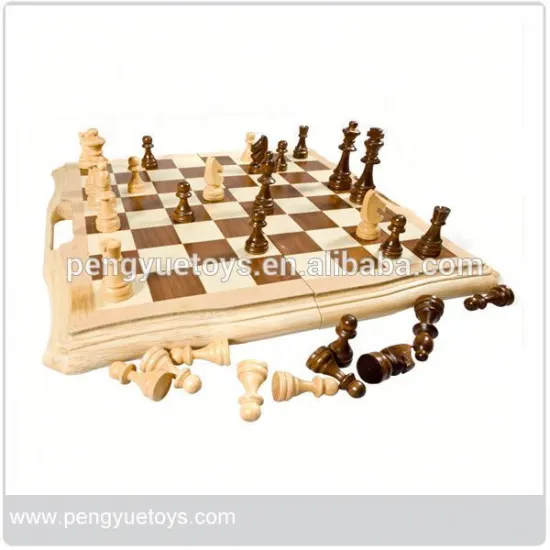Play Chess Games	,	Funny Chess Set	,	Wooden blocks Chess Game