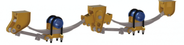 8 ton American H type reverse suspension