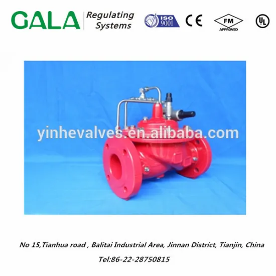 water type pressure reducing valve pressure relief valve
