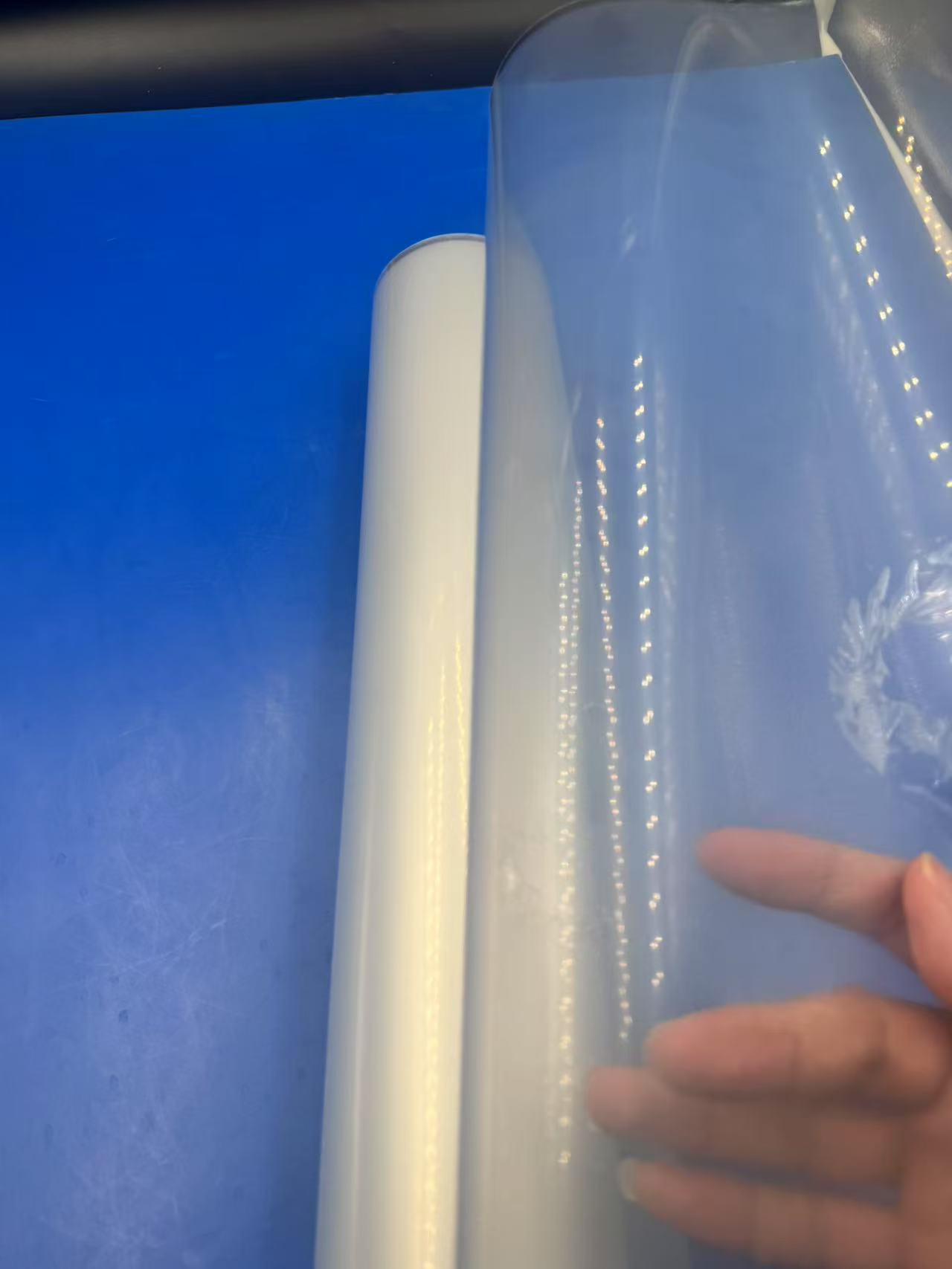 Transparent PET film durability clarity