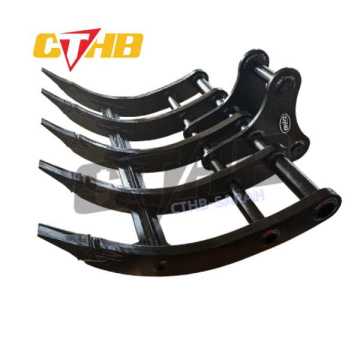 Q345B Excavator Rake CTHB Land Cleaning Root Rake With Replaceable Teeth