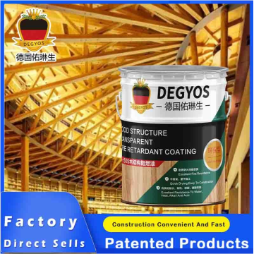 Fireproof coating for wood structure