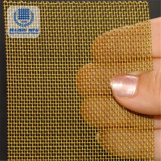 High Grade Brass Fuel Woven Filter Mesh Screen Mesh
