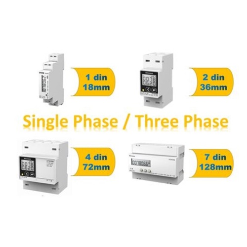 תעודת אמצע DIN-Rail Energy Energy KWH Meter RS485