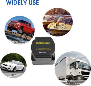 12V 140Amp Dual Battery Smart Isolator Kit - VSR Voltage Sensitive Relay for Automatic Charging