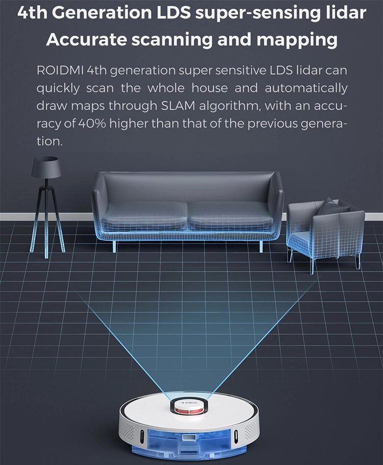 Roidmi Robot Vacuum Cleaner