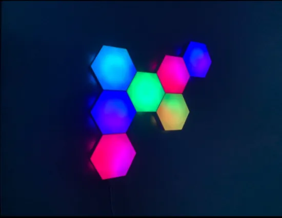 Quantum Modular Touch Hexagon Wall Lamp