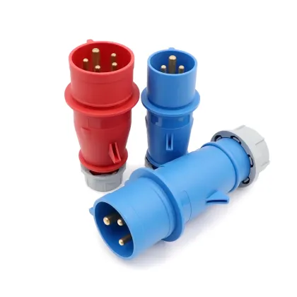 3P 230V 16A IP44 Industrial Waterproof Electric Plug
