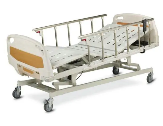 Anti-rust Intensive Care Beds , Semi Automatic Medical Bed With Castors