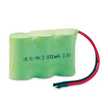 3.6V NiMH Battery Pack with 8,000mAh Capacity, Used for Mining Lamp