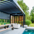 Automatische Pavillon Outdoor Bioklimatische Aluminiumpergolas