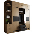 Italian style mdf eco-friendly wood bedroom furniture