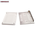 Caja de enrutador de plástico ABS IP54, caja de conexiones de red caja de fibra caja de plástico caja electrónica personalizada PNC027
