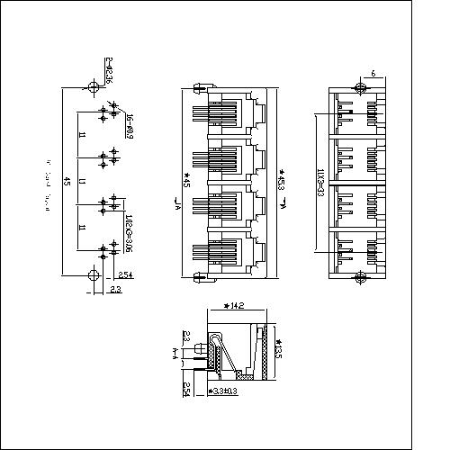 ATRJ5523-6P4C-XX-1x4P